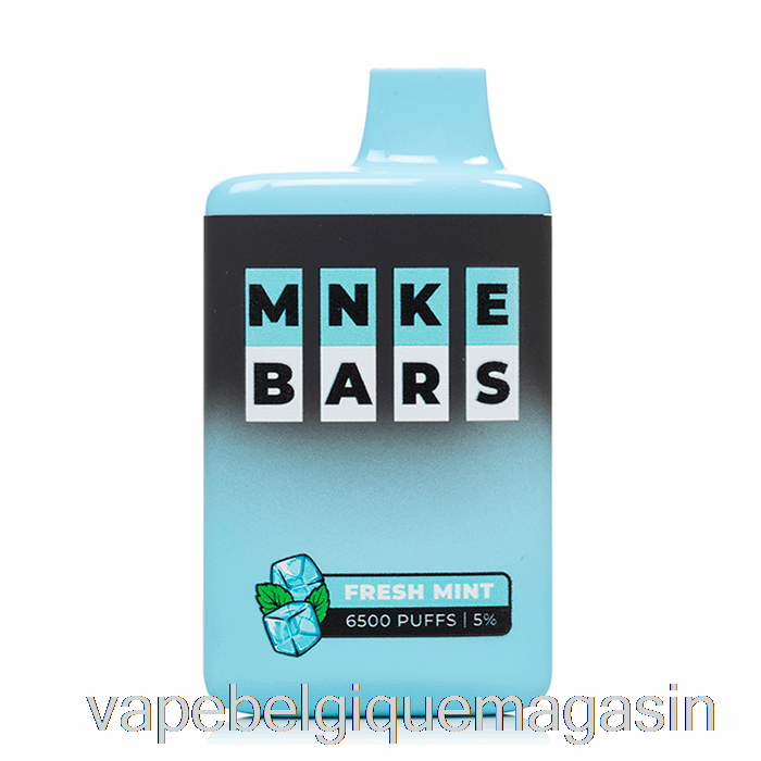 Vape Jetable Mnke Bars 6500 Menthe Fraîche Jetable